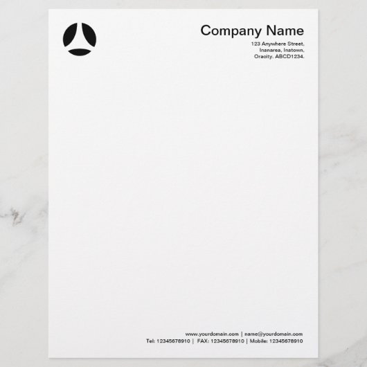 カーブボール - ブラック レターヘッド (正面)