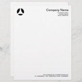 カーブボール - ブラック レターヘッド (正面/裏面)