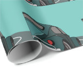 カーブルークラシック誕生日 ラッピングペーパー (ロールコーナー)