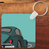 カーブルークラシック車 キーホルダー (裏面)