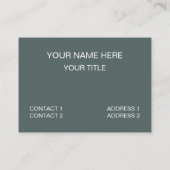 カーブルークラシック車 名刺 (裏面)