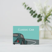 カーブルークラシック車 名刺 (スタンド正面)