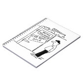 カーブレーカースクレーヤードカーブーツ販売の漫画 ノートブック (左側)