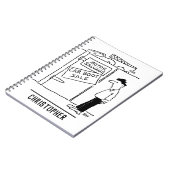 カーブレーカースクレーヤードカーブーツ販売の漫画 ノートブック (左側)