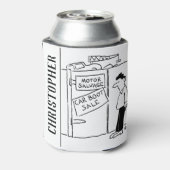 カーブレーカースクレーヤードカーブーツ販売の漫画 缶クーラー (缶裏面)