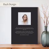 カーブ上で |フォイル卒業発表 箔招待状