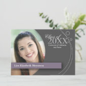 カーブ&ドットの目盛り：パカスタムープル 招待状 (スタンド正面)