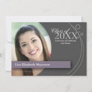 カーブ&ドットの目盛り：パカスタムープル 招待状