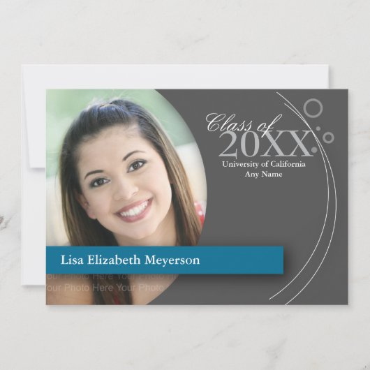 カーブ&ドットの目盛り：ブカスタムルー 招待状 (正面)