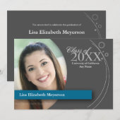 カーブ&ドットの目盛り：ブカスタムルー 招待状 (正面/裏面)