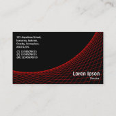 カーブ-赤（黒） 名刺 (裏面)