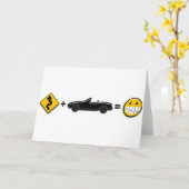 カーブ + MX5 =おもしろい カード (黄色い花)