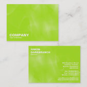 カーブIIの緑 名刺 (正面/裏面)