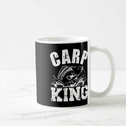 カープキング魚釣り コーヒーマグカップ (右)