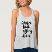 カープザエフイングディエム引用文 タンクトップ (正面)