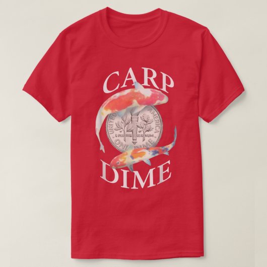 カープディエムの代わりにカープディエム Tシャツ (デザイン正面)
