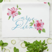 カープディエムは日ハイビスカスキッチンタオルを押収する キッチンタオル (折り畳み)