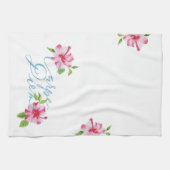 カープディエムは日ハイビスカスキッチンタオルを押収する キッチンタオル (横)