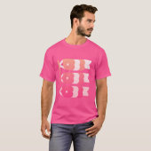 カープ日本のコイ漢字鯉登国旗 Tシャツ (正面フル)