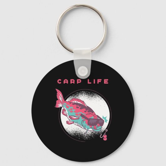 カープ魚釣り キーホルダー (正面)