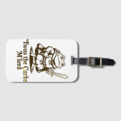 カーベスムロードヴィンテージおもしろいカエルミーム ラゲッジタグ (正面横)