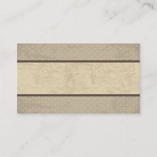 カーベビーシャワーヴィンテージレトロベビー要求 エンクロージャーカード (裏面)