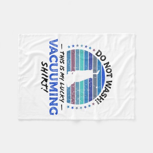 カーペおもしろいット掃除機引用文レトロ玩具80s Gr フリースブランケット (正面(横))