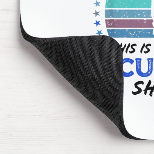 カーペおもしろいット掃除機引用文レトロ玩具80s Gr マウスパッド (コーナー)