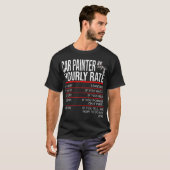 カーペイ車のント体絵を描 Tシャツ (正面フル)
