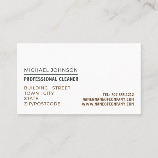 カーペカラフルット、カーペットクリーナー、クリーニングサービス 名刺 (裏面)