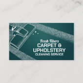 カーペットと室内清掃サービス 名刺 (正面)