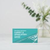 カーペットと室内清掃サービス 名刺 (スタンド正面)