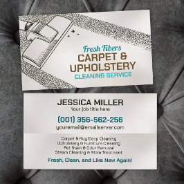 カーペットと室内清掃サービス 名刺