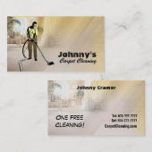 カーペットのクリーニングの名刺 名刺 (正面/裏面)