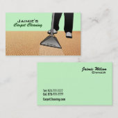 カーペットのクリーニングの名刺 名刺 (正面/裏面)