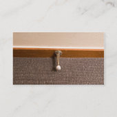 カーペットの取付人の名刺 名刺 (裏面)