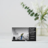 カーペットの洗剤のカーペットのクリーニングの名刺 名刺 (スタンド正面)