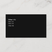 カーペットの洗剤のカーペットのクリーニングの名刺 名刺 (裏面)