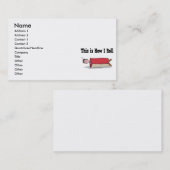 カーペットの転が方法 名刺 (正面/裏面)