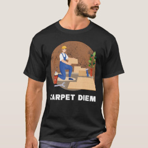 カーペットインストーラーのタイルインストーラーのフローリングインストール Tシャツ
