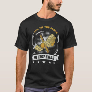 カーペットインストーラーのタイルインストーラーのフローリングインストール Tシャツ