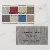 カーペットインストーラー 名刺 (正面/裏面)