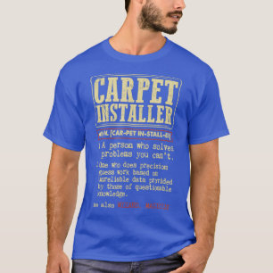 カーペットインストーラ辞書の用語 Tシャツ