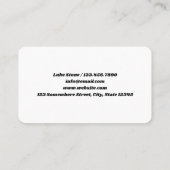 カーペットインストーラ 名刺 (裏面)