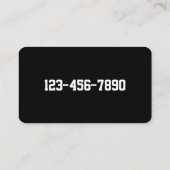 カーペットインストーラ 名刺 (裏面)