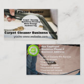カーペットクリーナーの名刺 名刺 (正面/裏面)