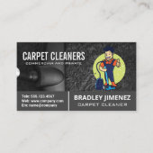 カーペットクリーナーガイ |バキューム |ラグ 名刺 (正面)