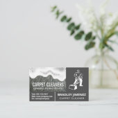 カーペットクリーナー |じゅうたん敷 | Soap Suds 名刺 (スタンド正面)