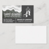 カーペットクリーナー |じゅうたん敷 | Soap Suds 名刺 (正面/裏面)