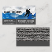 カーペットクリーナー |じゅうたん敷 | Soap Suds 名刺 (正面/裏面)